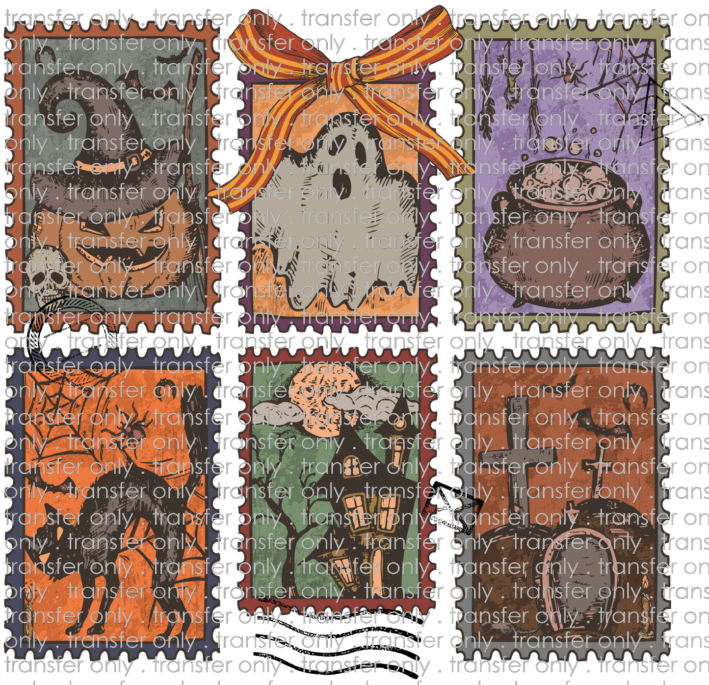 HALLO 415 Halloween Stamps Fall Colors