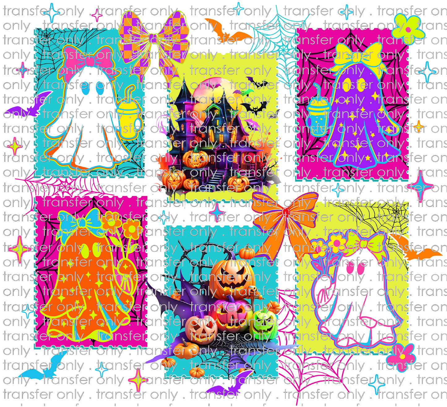 HALLO 425 Halloween Neon Stamps