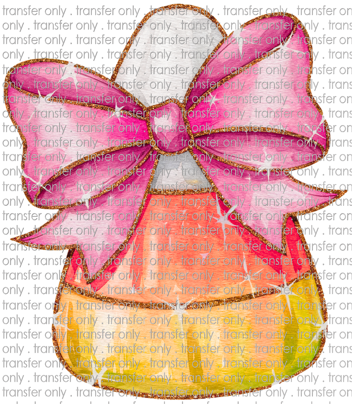 HALLO 433 Candy Corn with Pink Bow