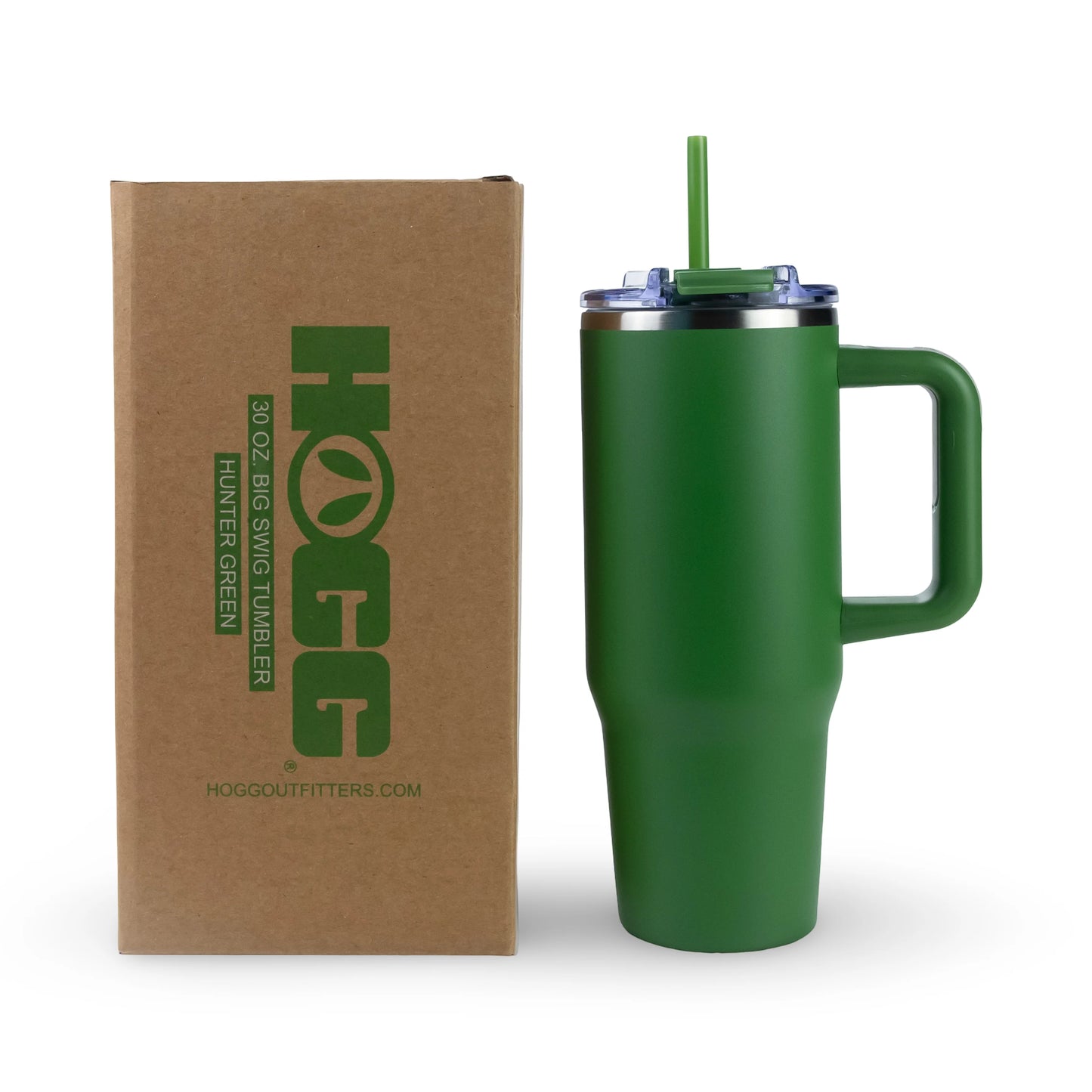 Hunter Green - 30oz Powder Coated Big Swig Tumbler