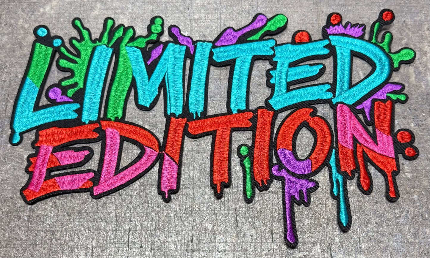 Limited Edition Splatter - Iron On Patch