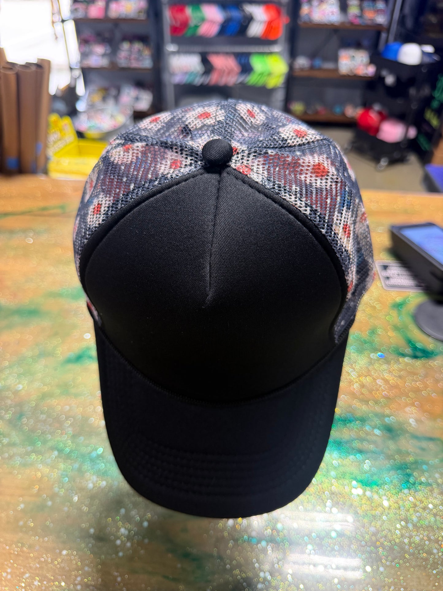 Black Bill and Daisy Back - Trucker Hat