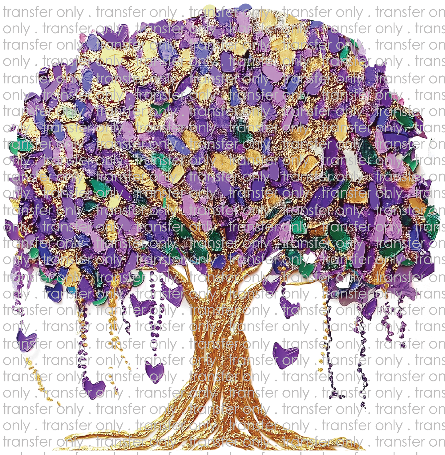 MG 130 Tree with Mardi Gras Beads