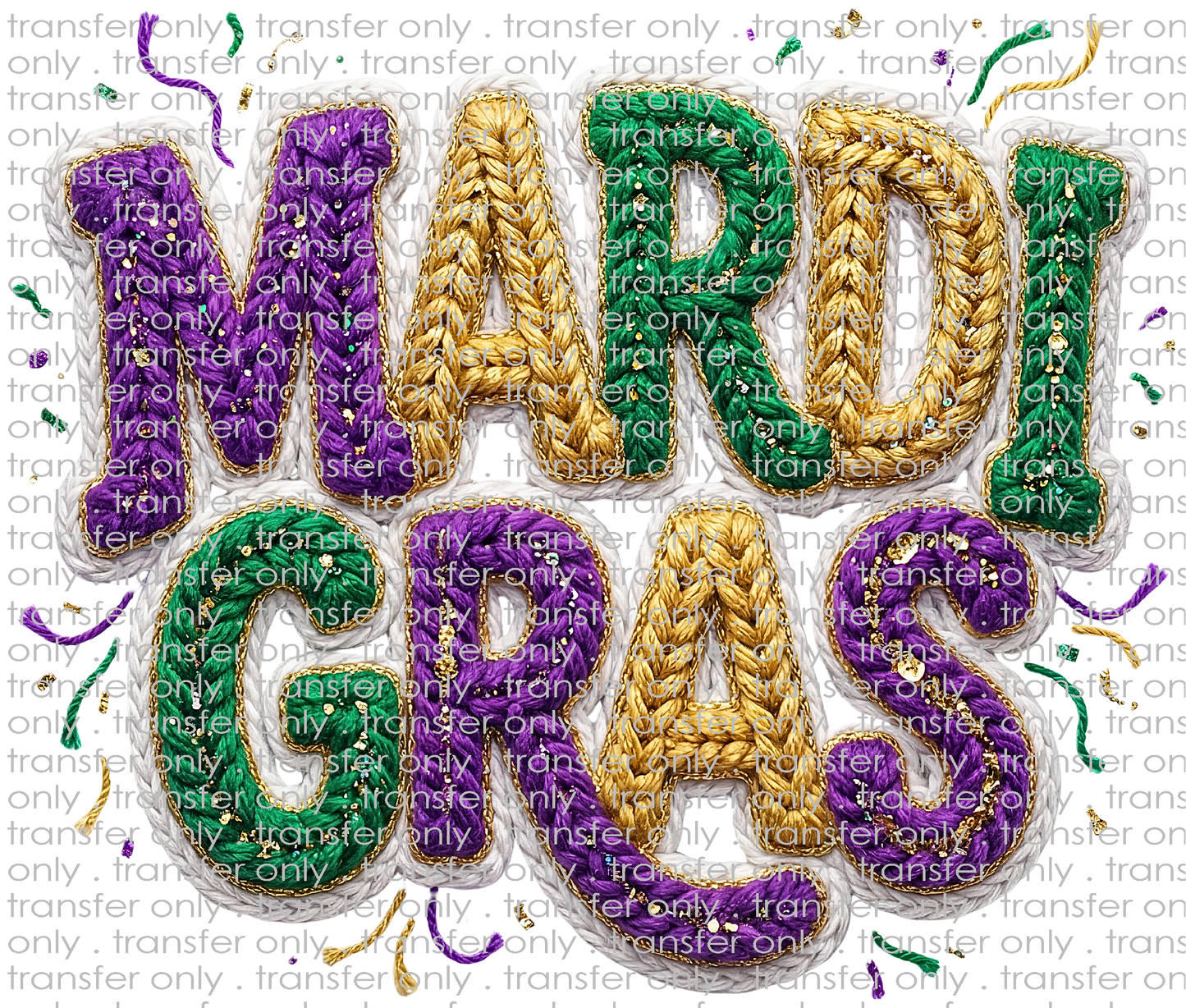 MG 133 Yarn Mardi Gras