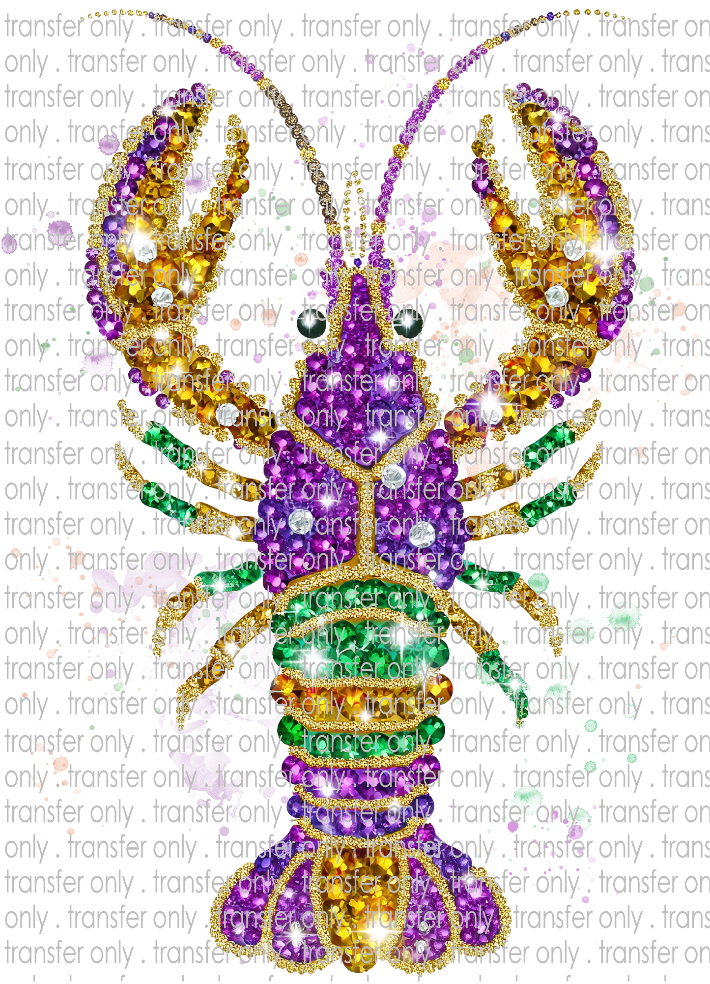 MG 137 Rhinestone Crawfish