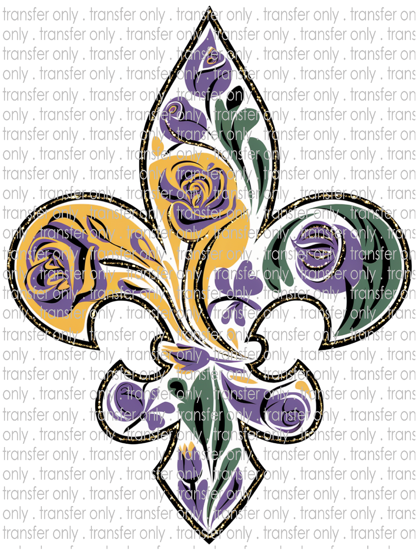 MG 145 Mardi Gras Fleur De Lis