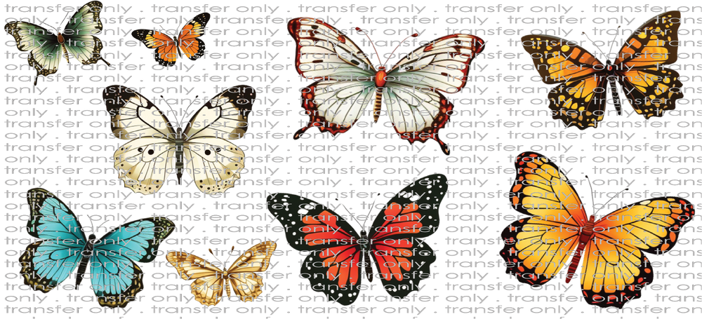 NAT UV 100 Butterflies UV DTF 16oz Wrap