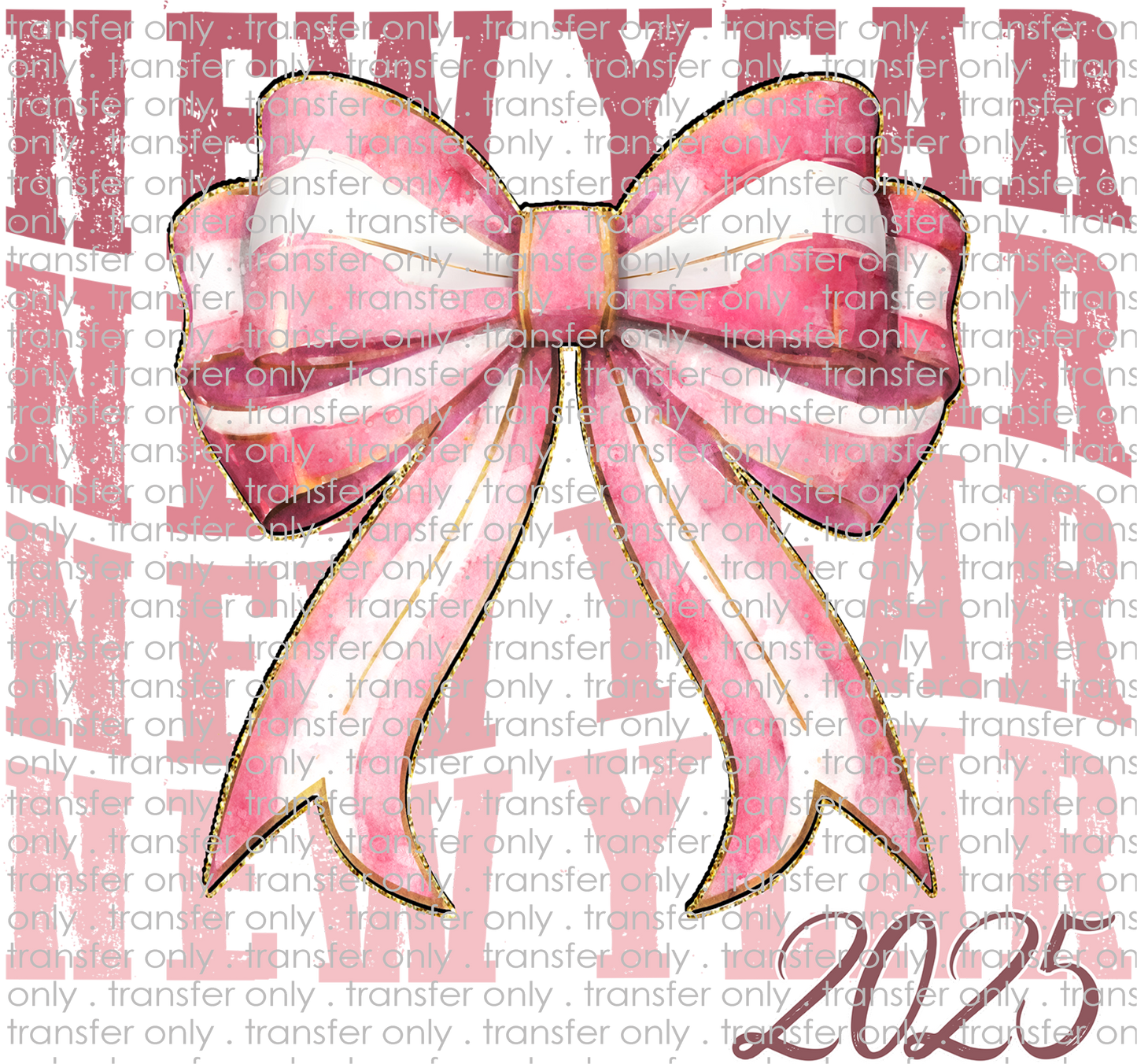 NYE 58 New Year Pink Bow