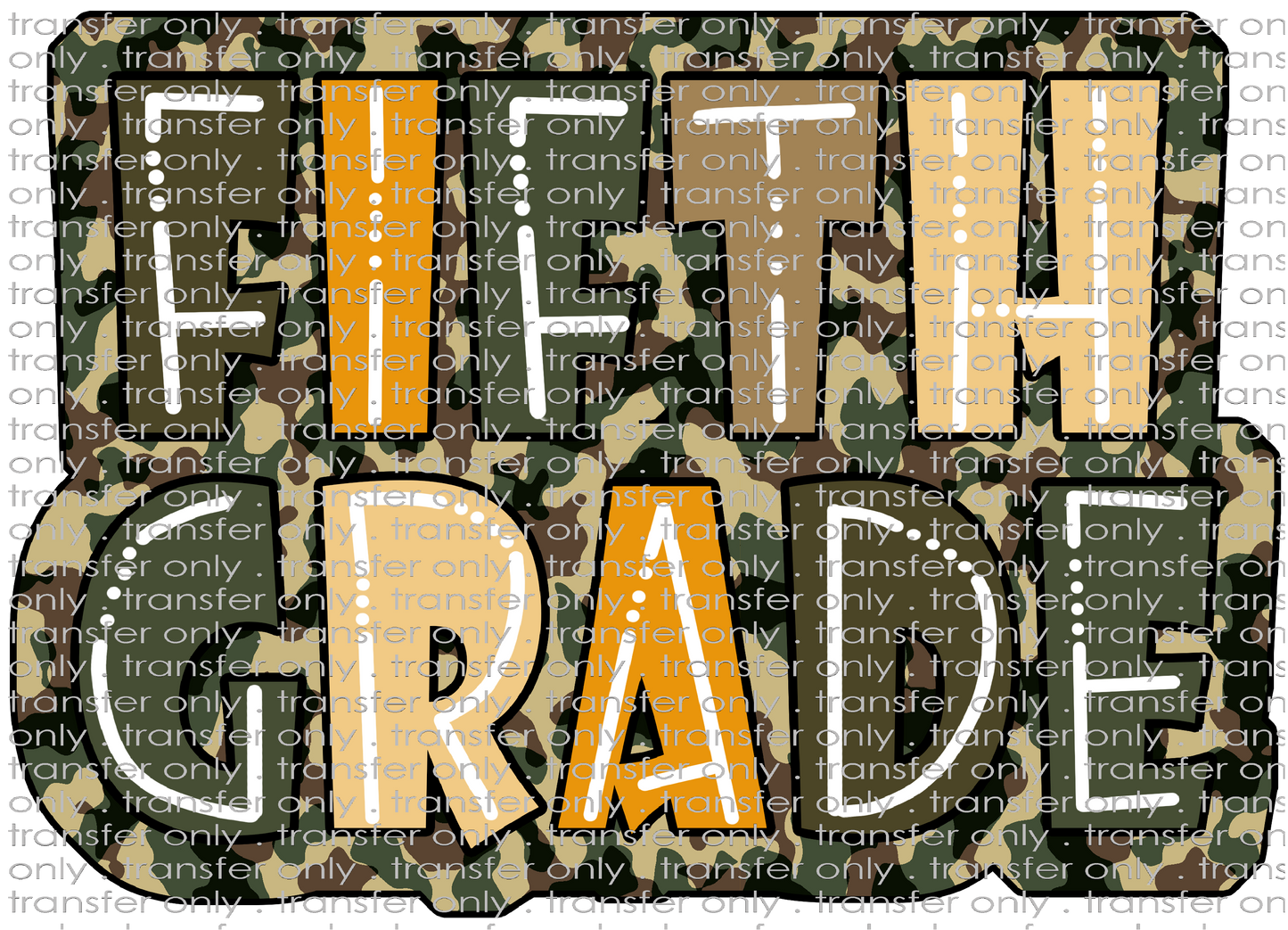SCH 2099 Fifth Grade Camo