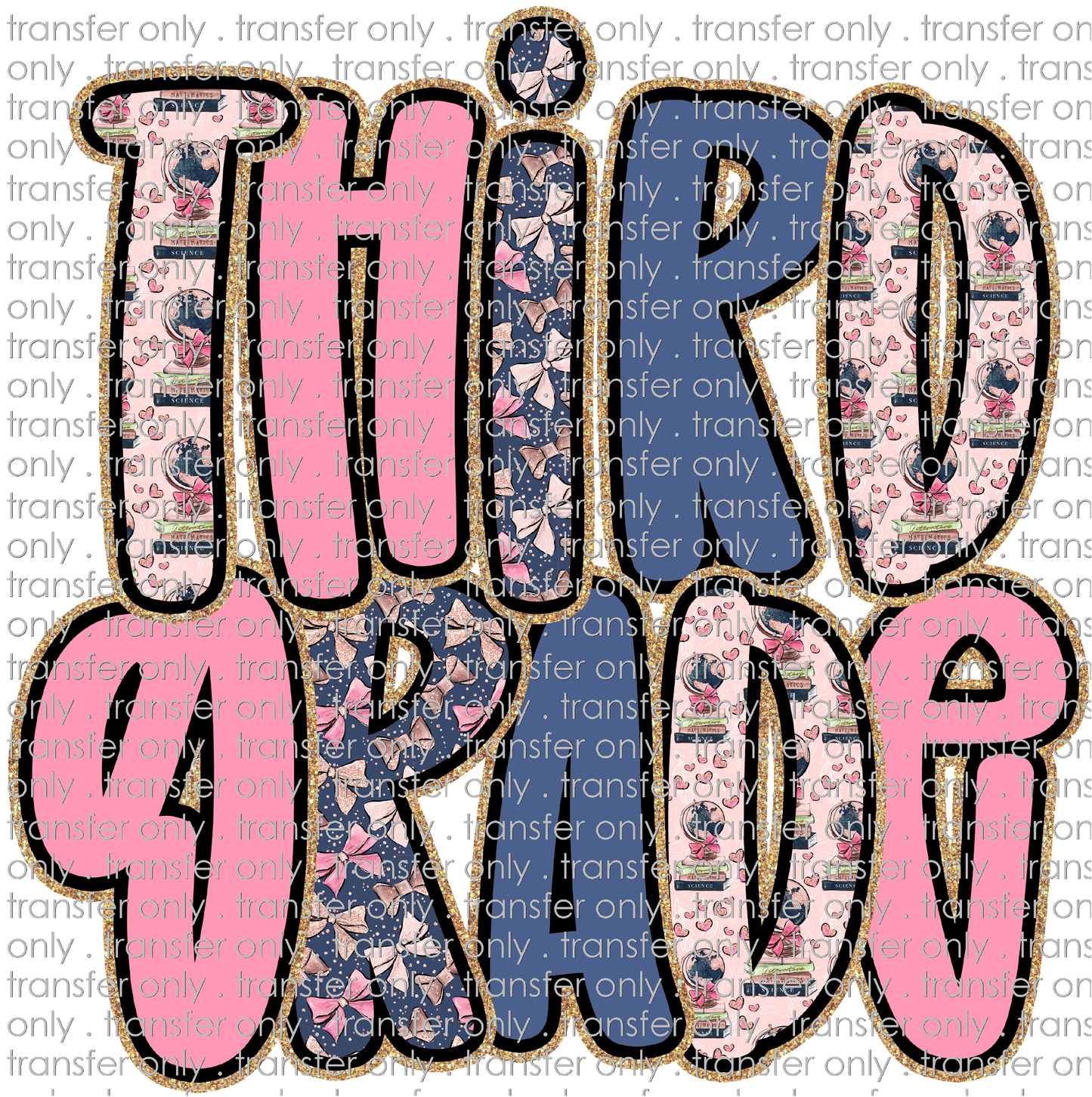 SCH 2134 Third Grade Blue and Pink