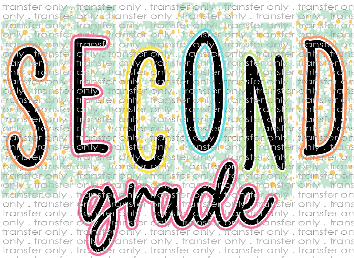 SCH 2143 Second Grade Mint with Daisies