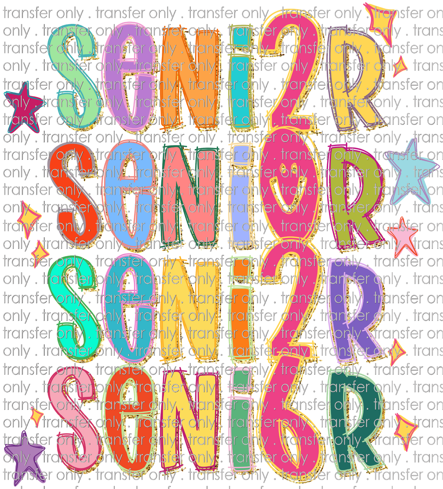 SCH 2146 Senior 2026 Colors and Stars