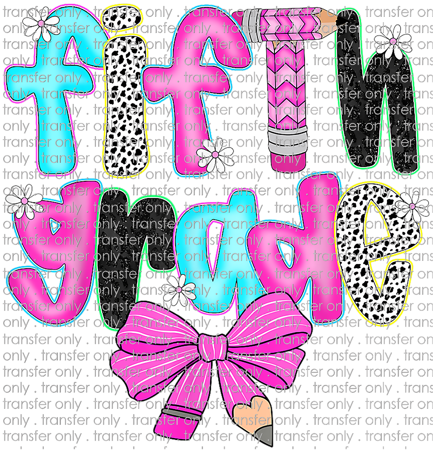 SCH 2152 Fifth Grade Pink Black & Blue