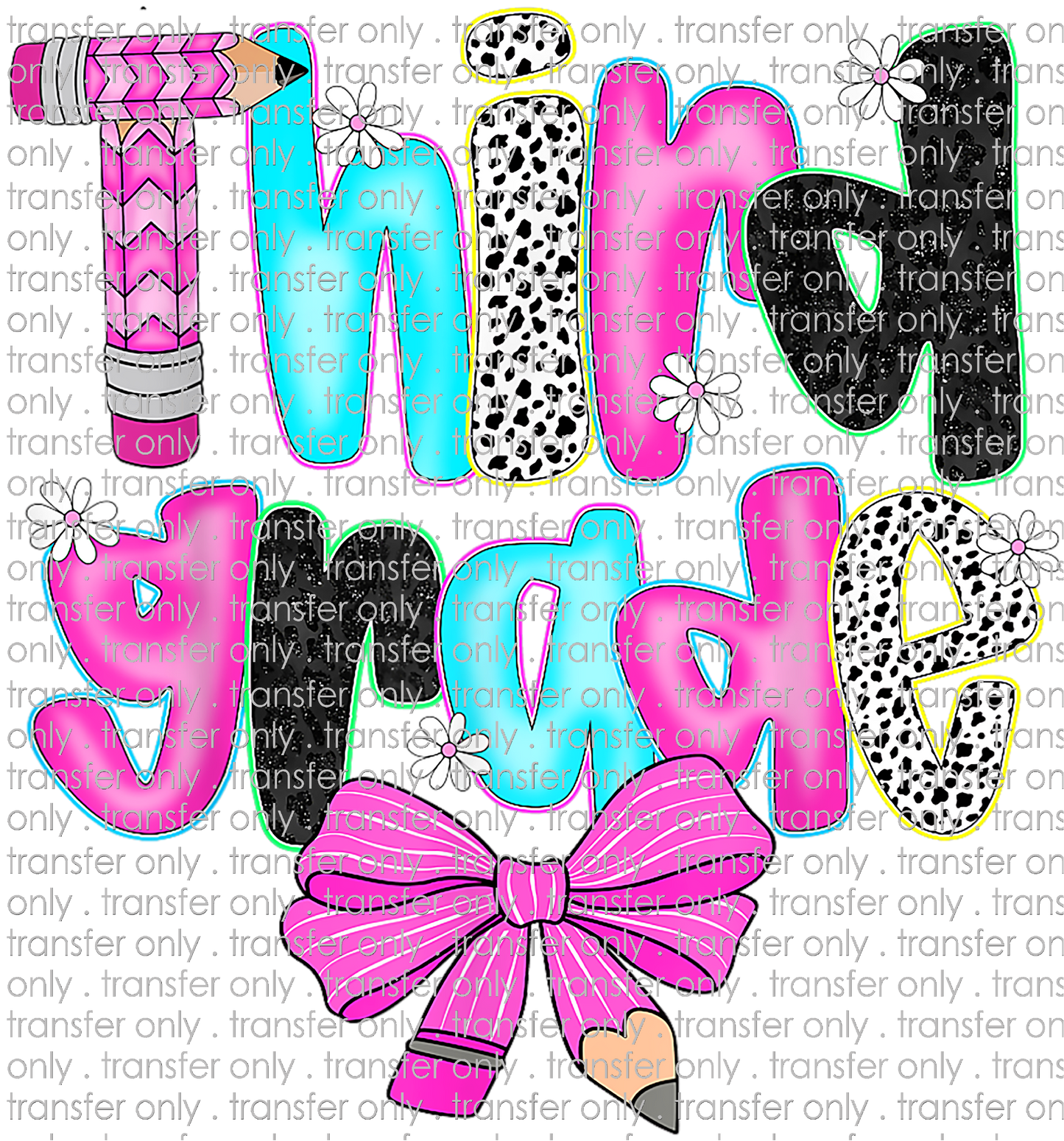 SCH 2154 Third Grade Pink Black & Blue