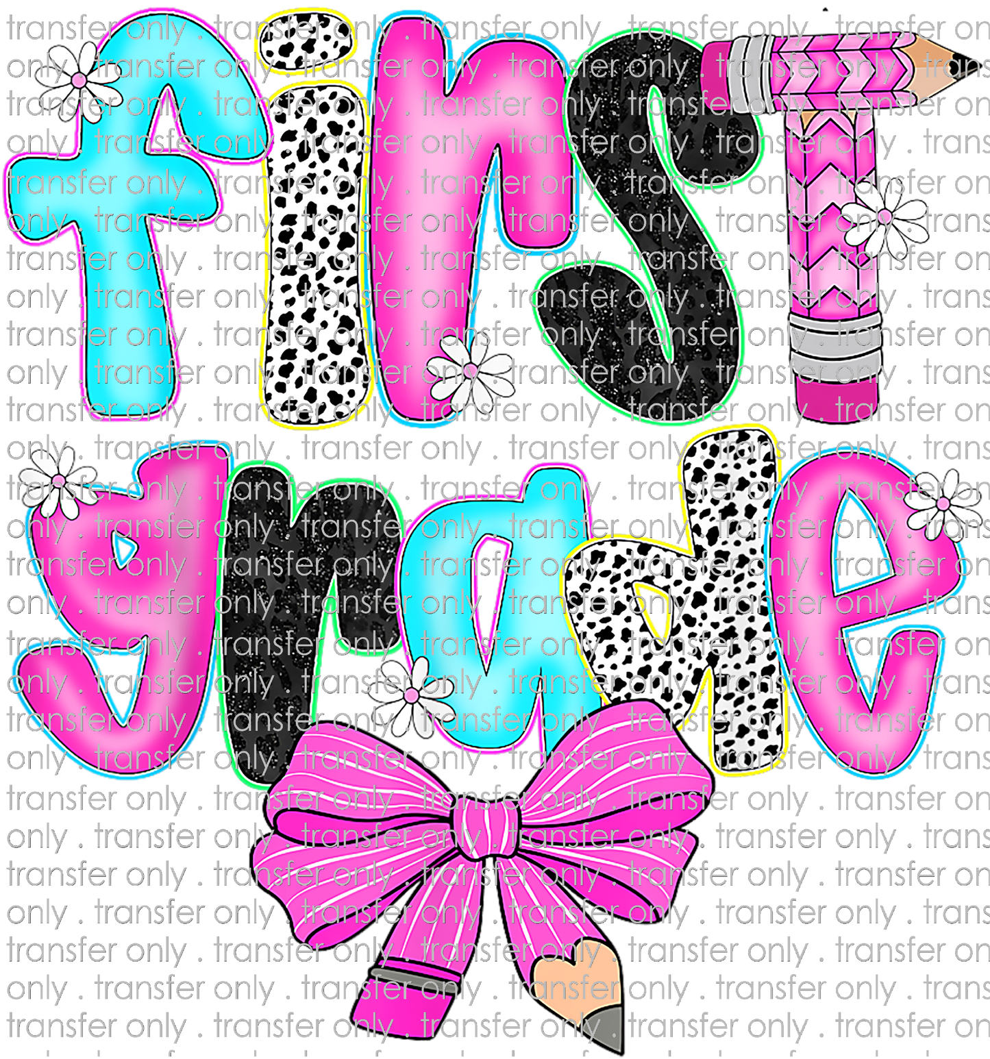 SCH 2158 First Grade Pink Black & Blue