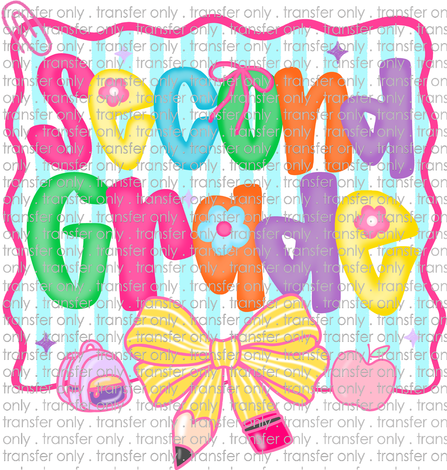 SCH 2172 Second Grade Bright Bow