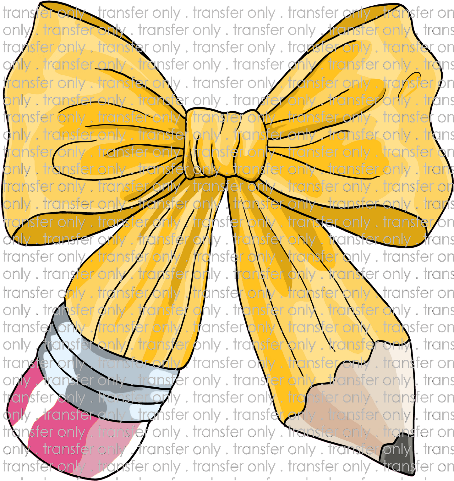 SCH 2194 Pencil Bow Yellow