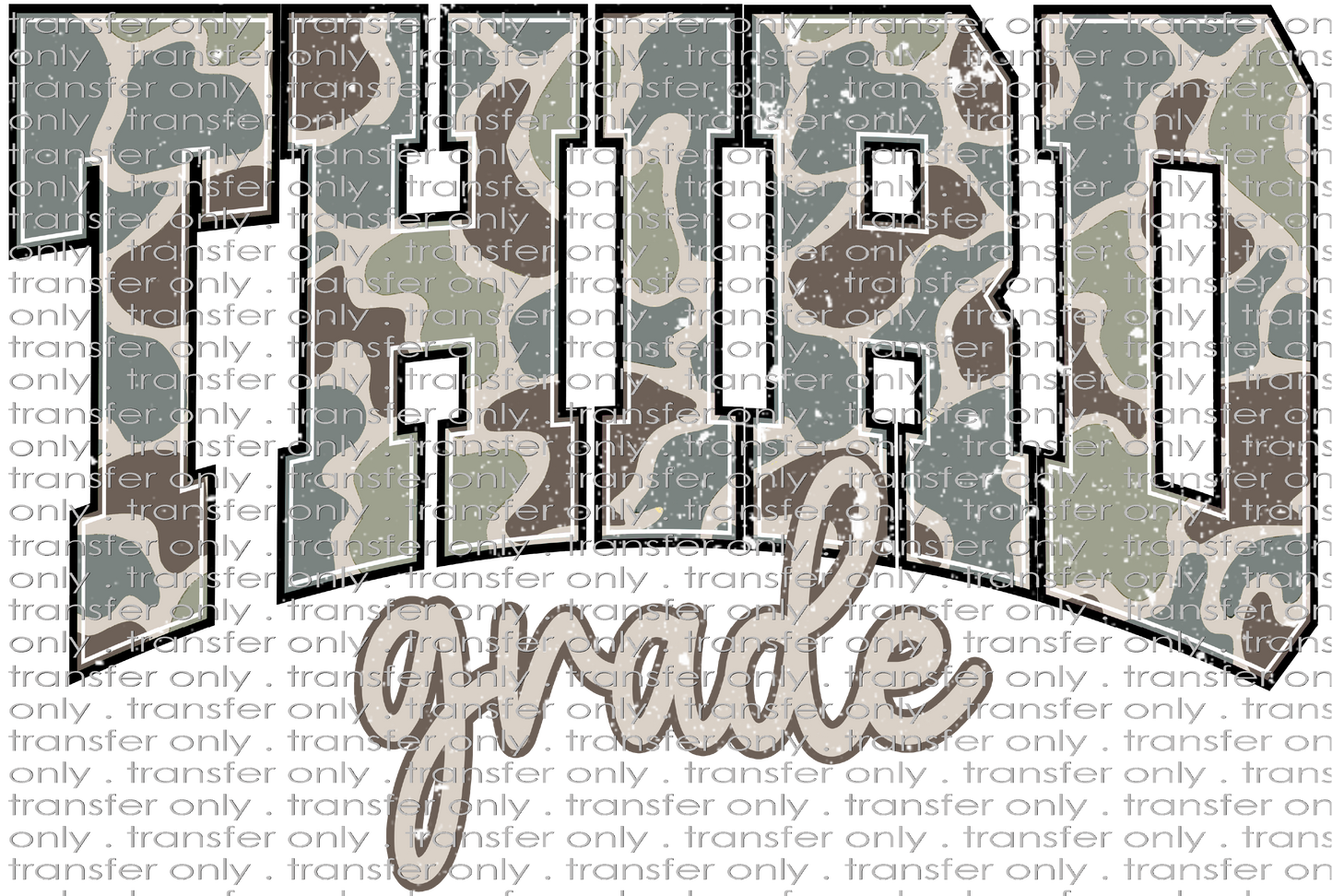 SCH 2216 Camo Third Grade