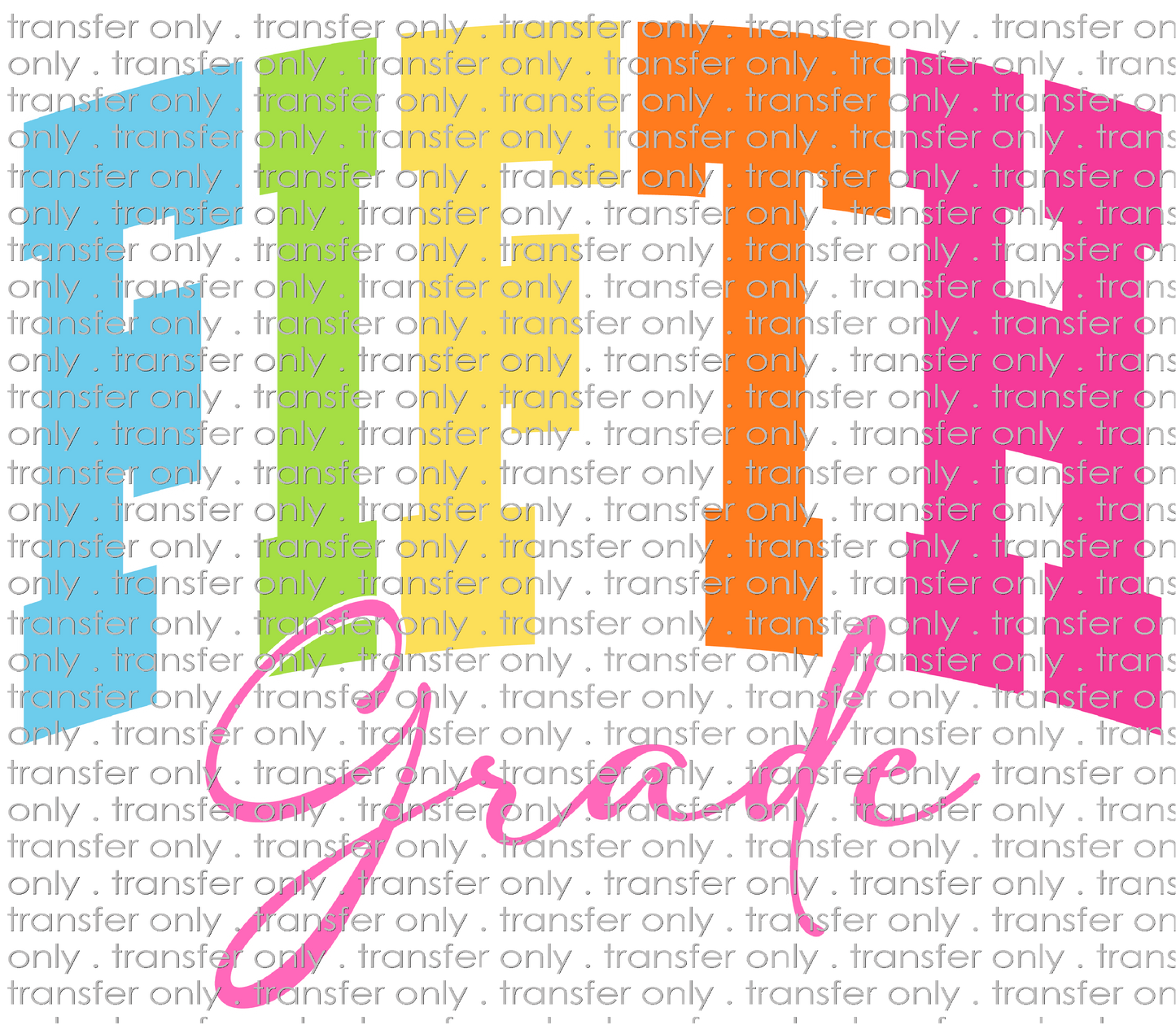 SCH 2232 Color Block Fifth Grade
