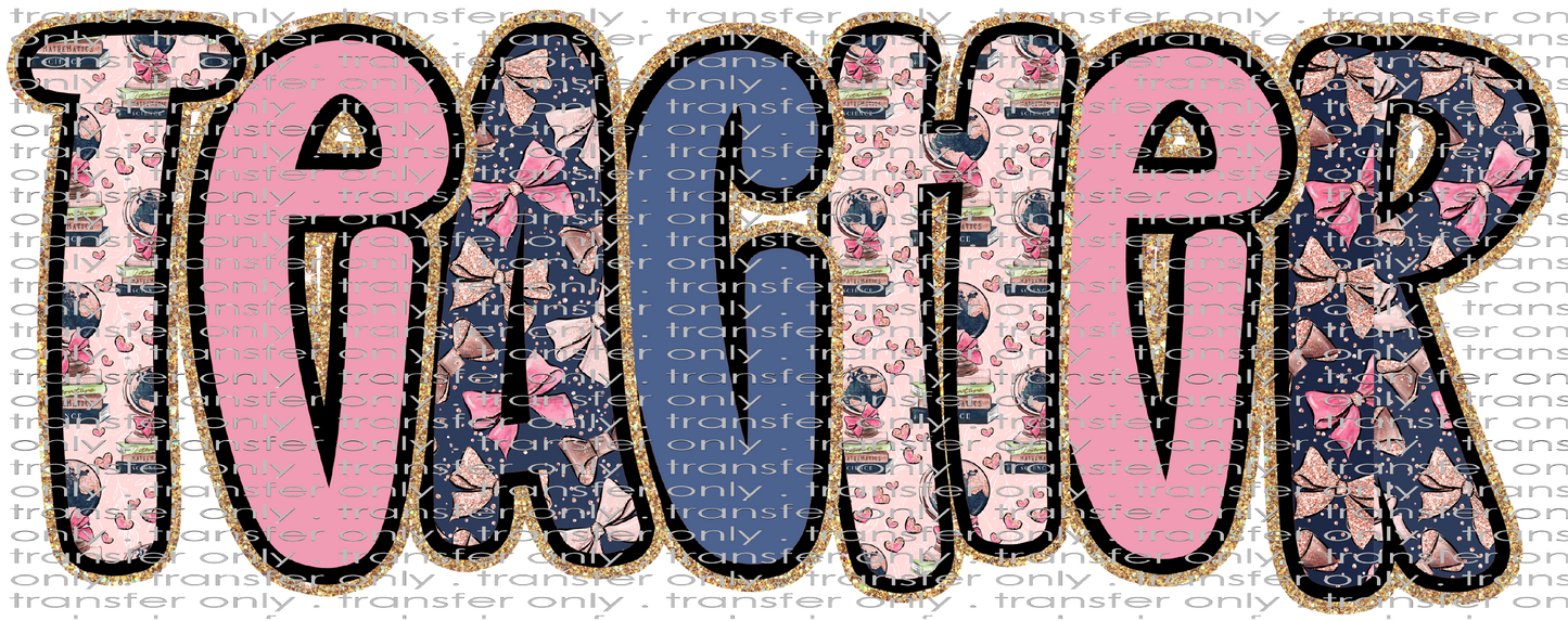 SCH 2237 Teacher Blue and Pink