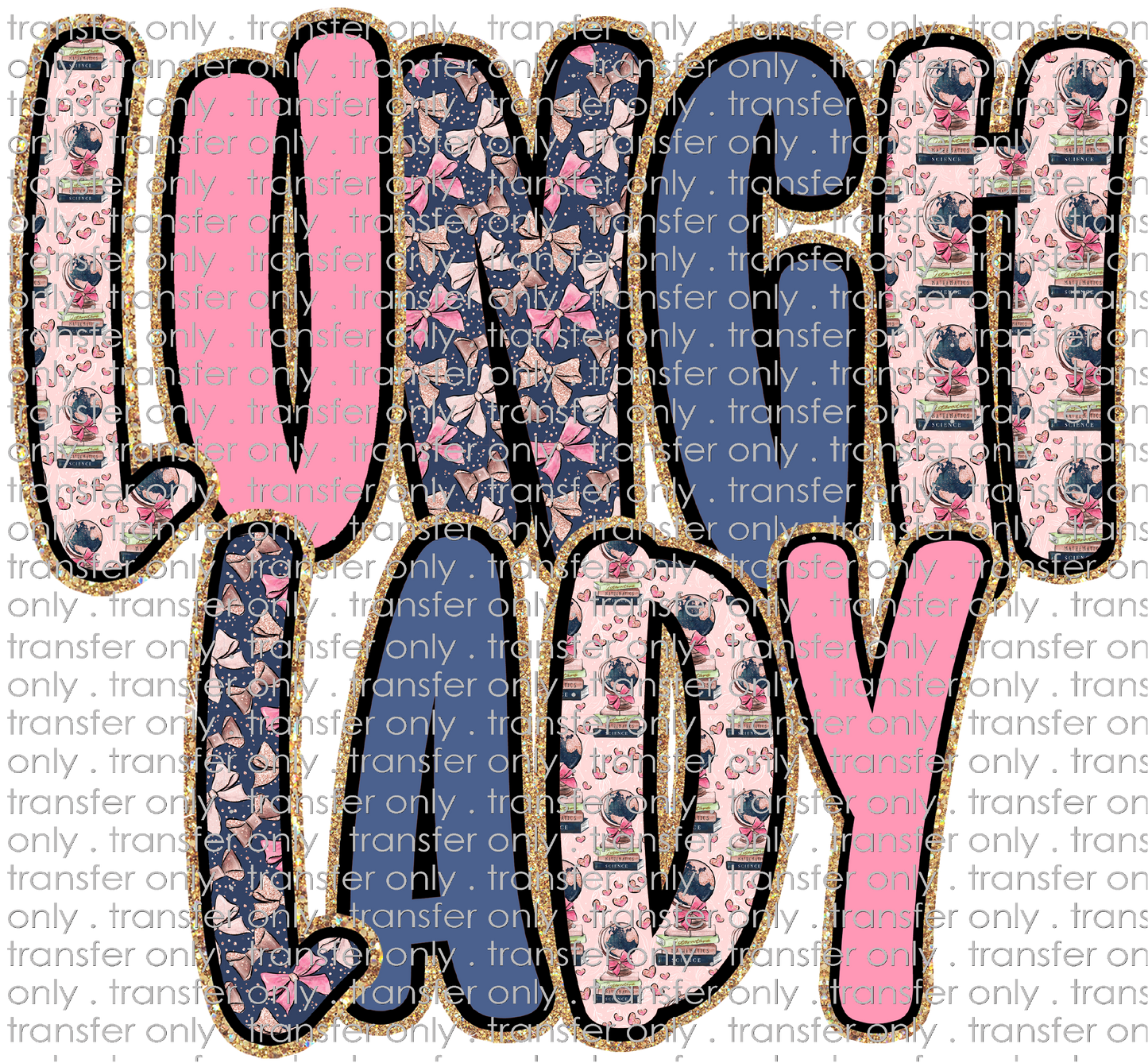 SCH 2241 Lunch Lady Blue and Pink