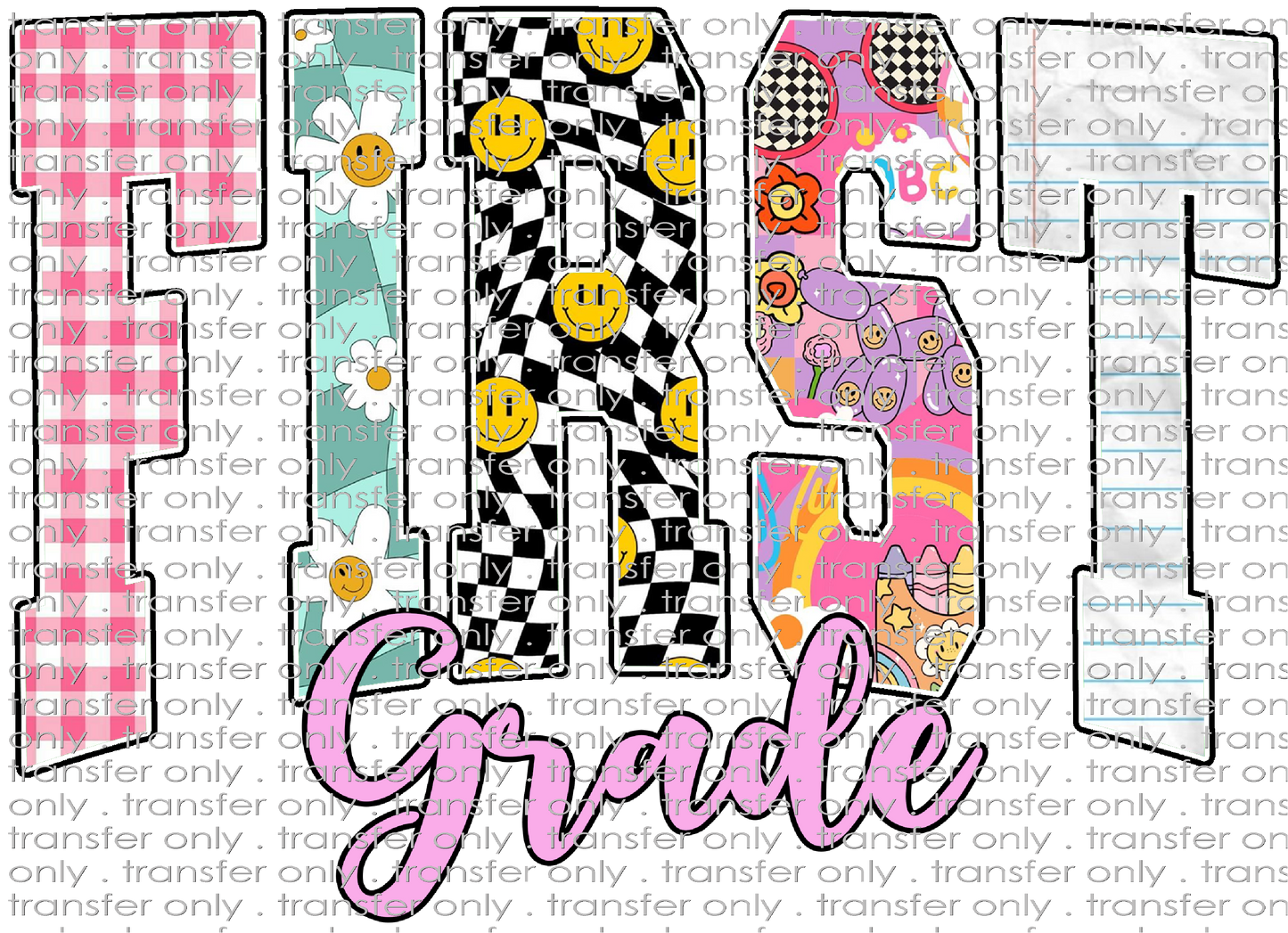 SCH 2251 First Grade Printed Letters