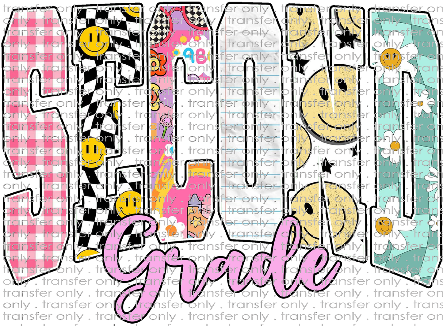 SCH 2257 Second Grade Printed Letters