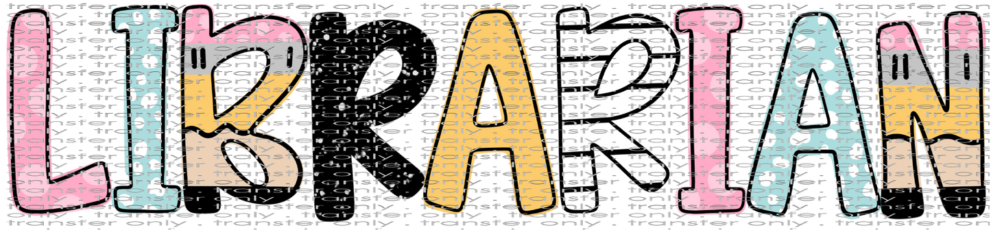 SCH 2275 Librarian School Supply Letters