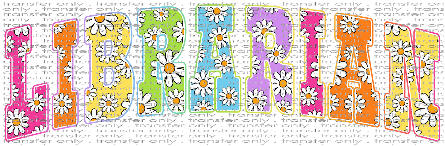 SCH 2279 Librarian Rainbow Daisies