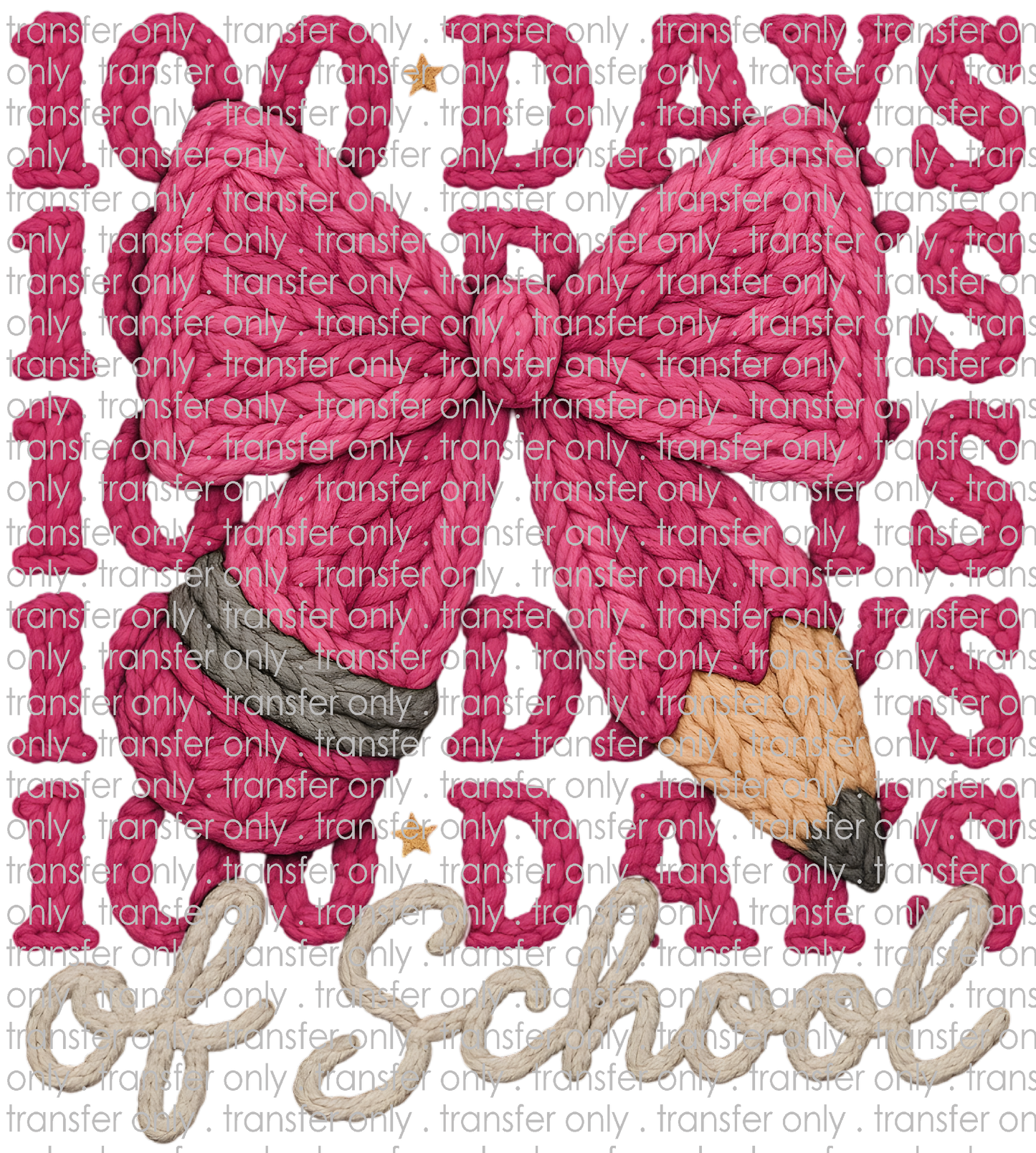 SCH 2296 100 Days of School Crochet