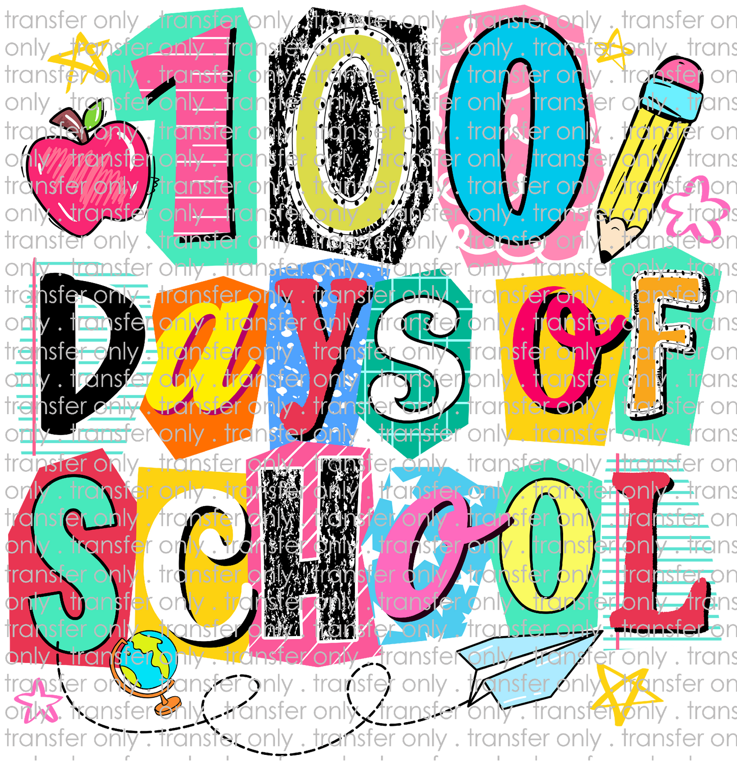 SCH 2297 100 Days of School Cut Out Letters