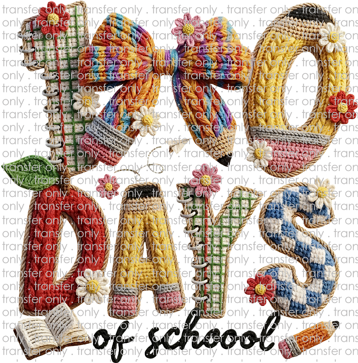 SCH 2299 100 Days of School Crochet