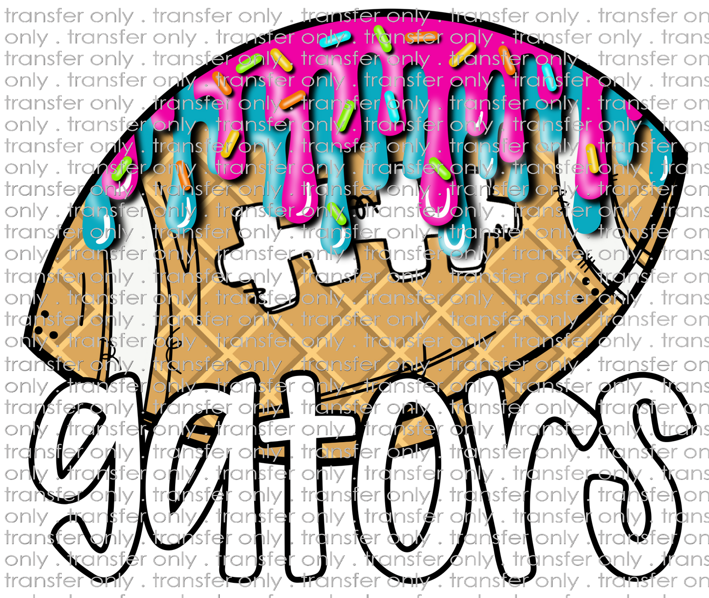 SCHMAS 553 Gators Football Ice cream Drip