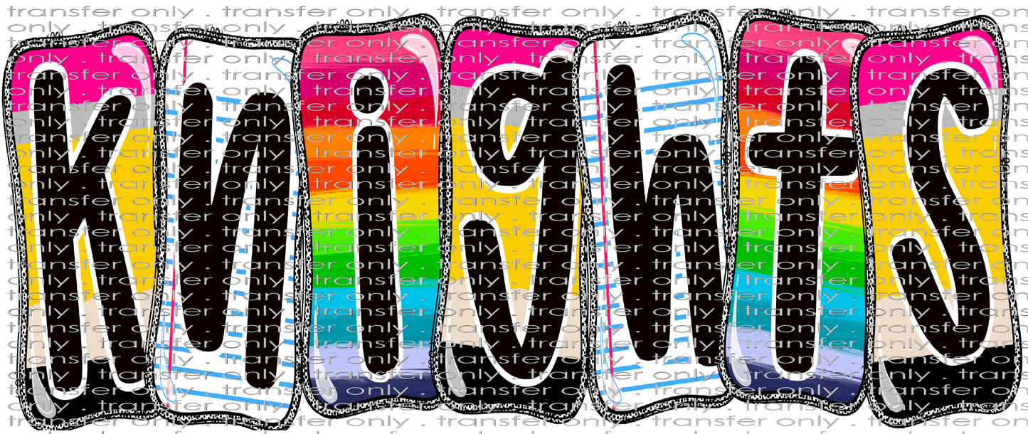 SCHMAS 565 Knights Notebooks, Pencils, Rainbows