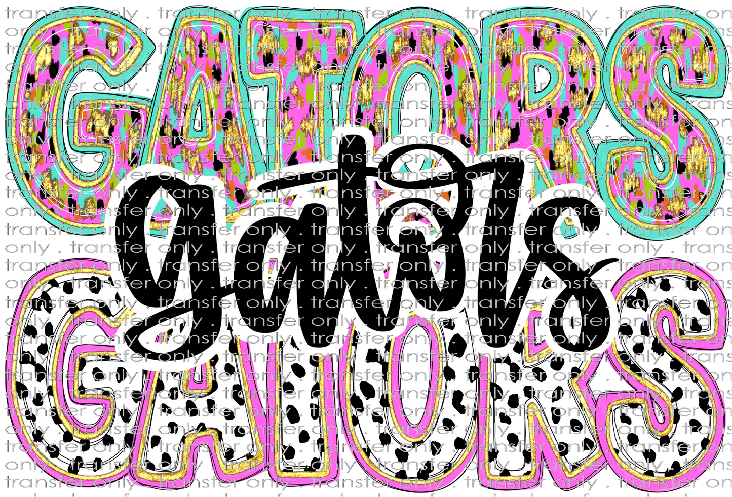 SCHMAS 622 Gators Confetti Dalmatian Dots