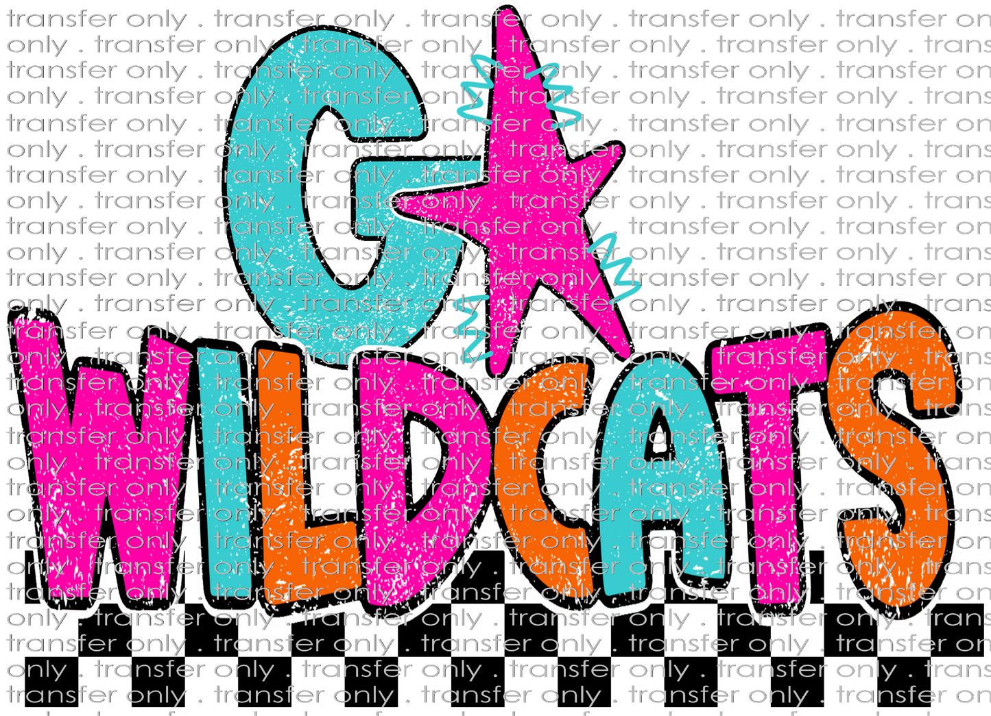 SCHMAS 625 Go Wildcats Preppy