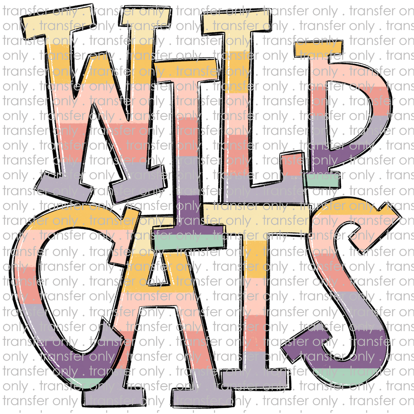 SCHMAS 671 WildCats Pastel Stripes