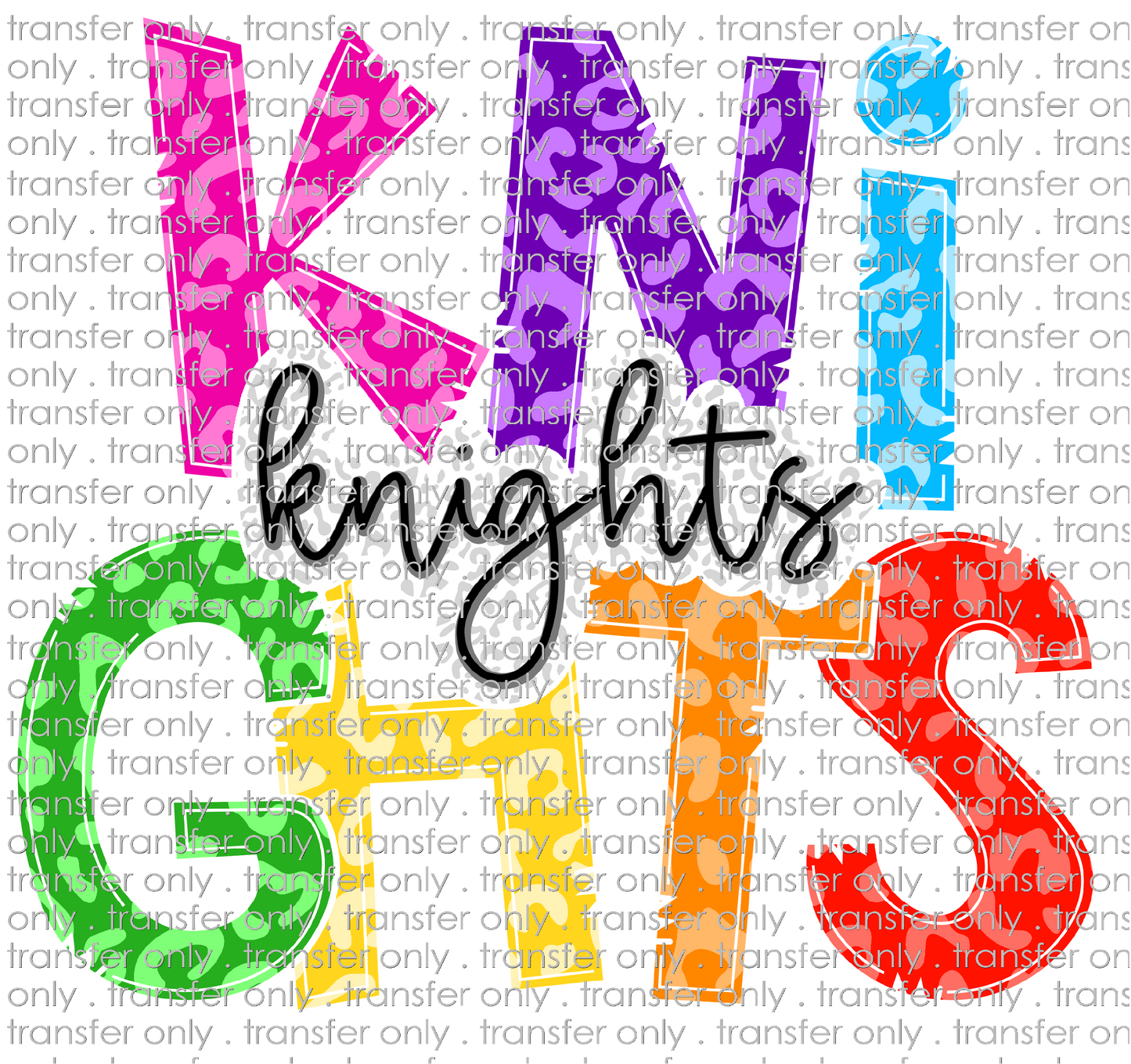 SCHMAS 719 Knights Bright Color Patterened