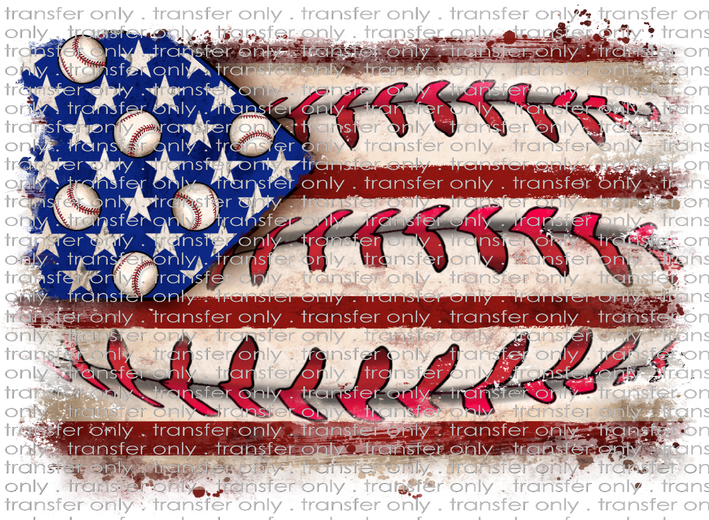 SPT 564 Baseball American Flag