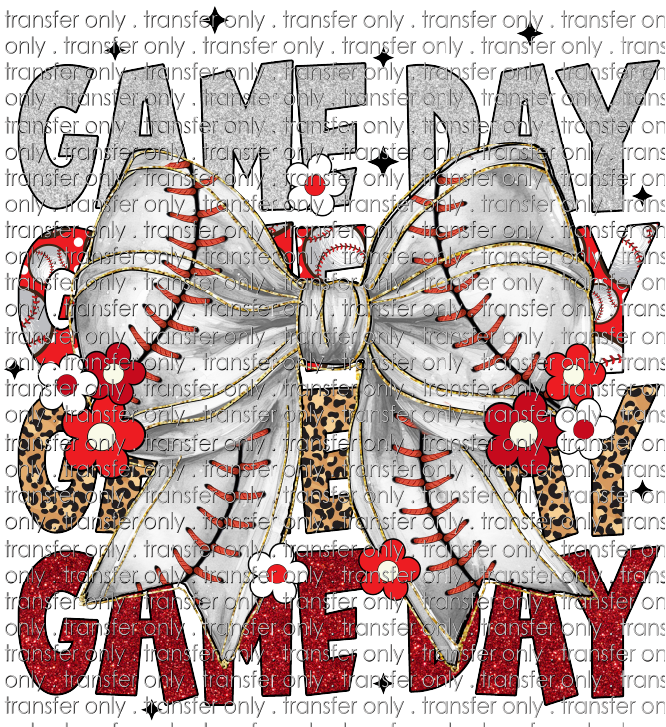 SPT 571 Game Day Stack with Baseball Bow