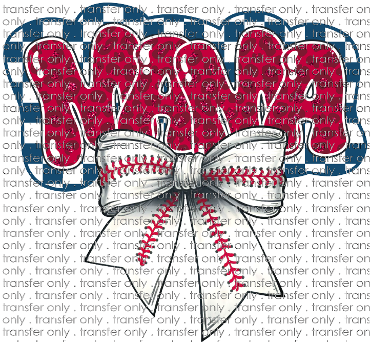 SPT 574 Leopard Mama with Baseball Bow