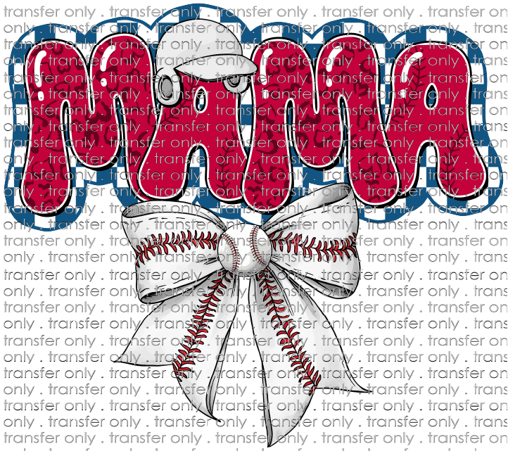 SPT 579 Red Mama Helmet with Baseball Bow