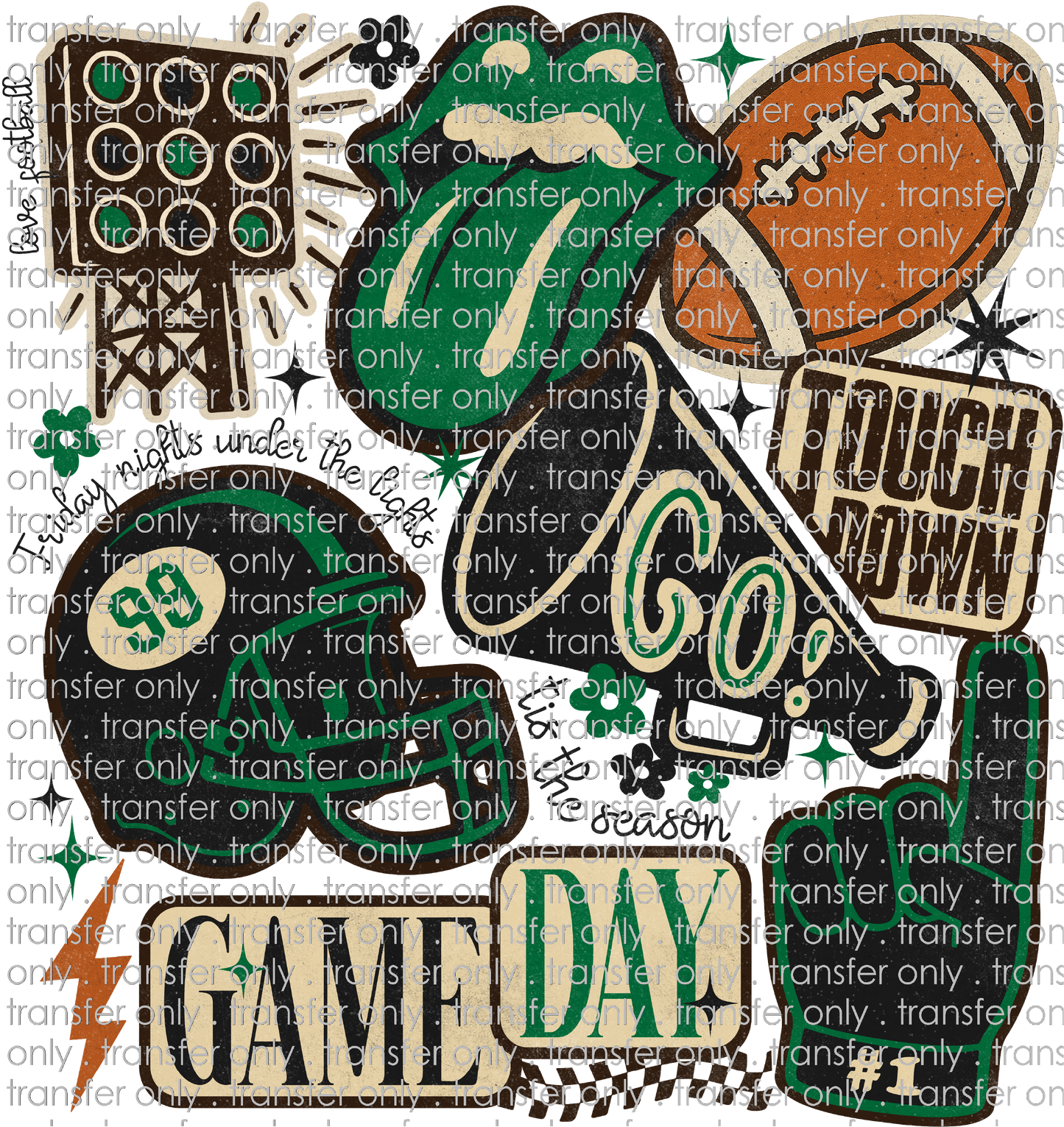 SPT 624 Green and Black Football
