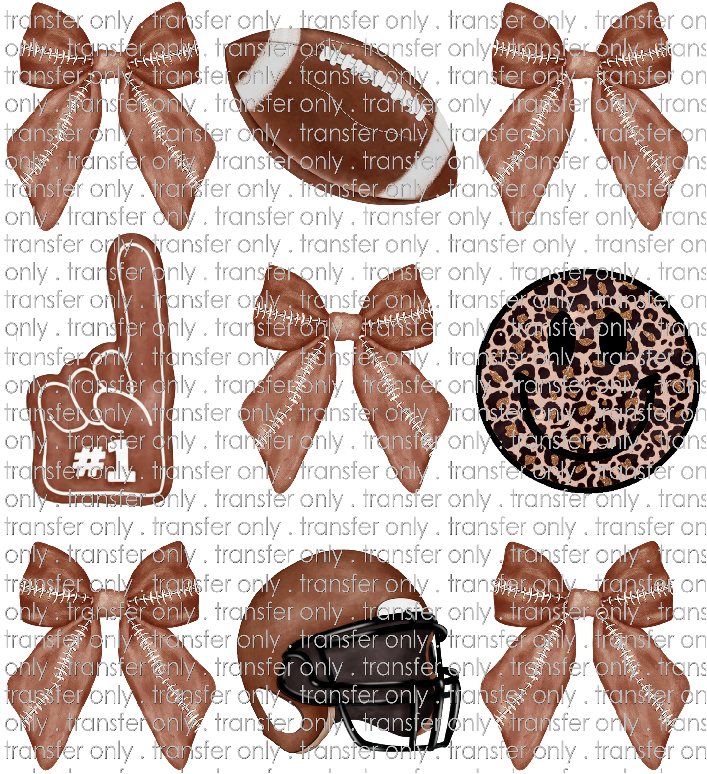SPT 630 Football Bows Helmet and Football