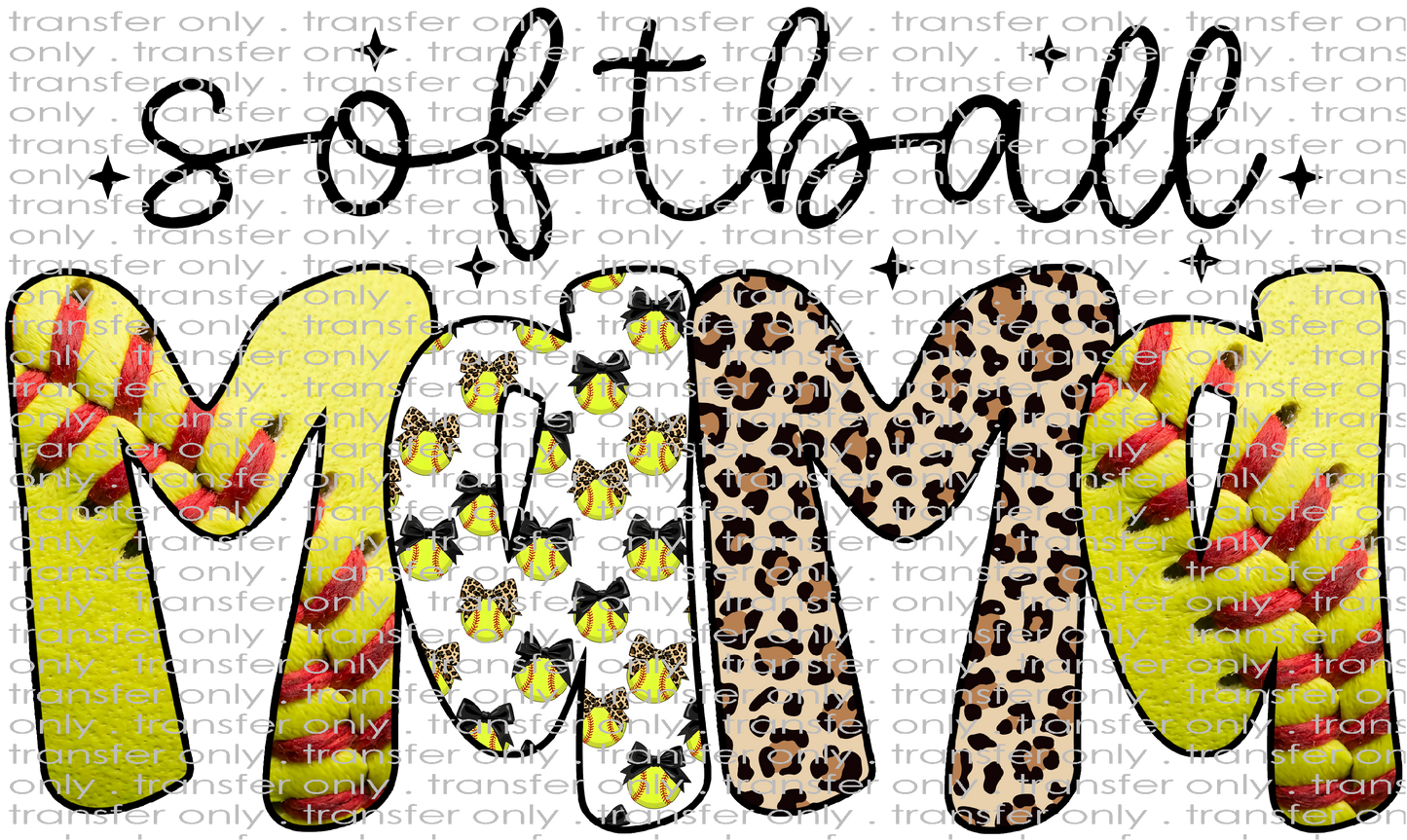 SPT 652 Softball Mama Patterned