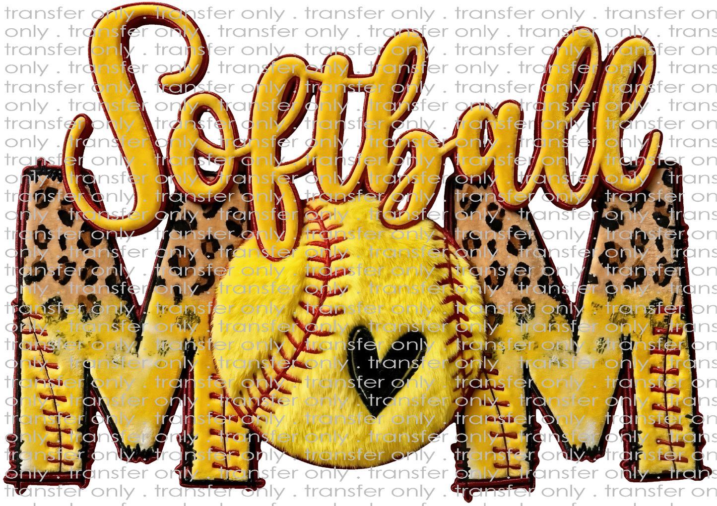 SPT 654 Leopard Softball Mom