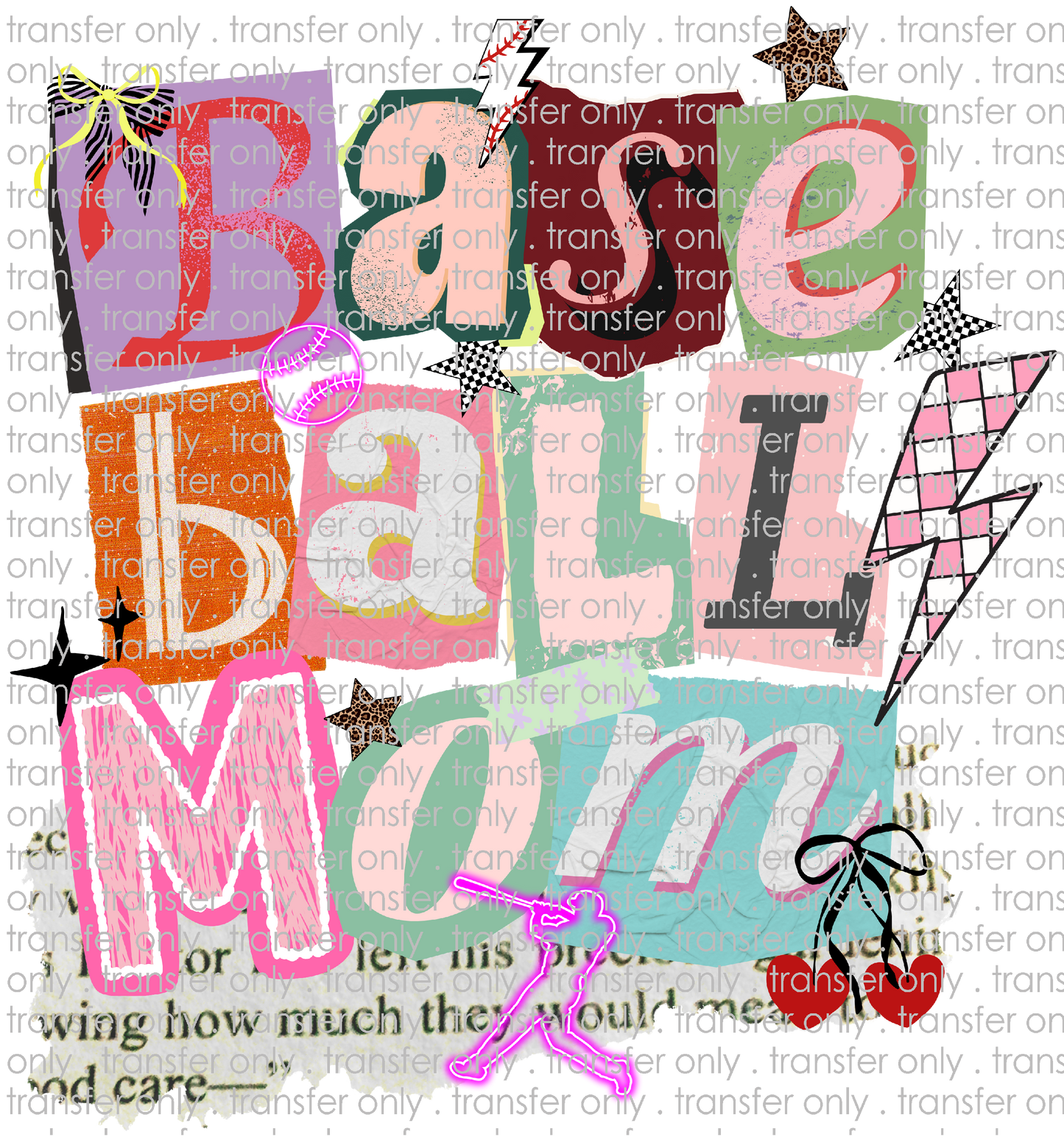 SPT 669 Baseball Mom