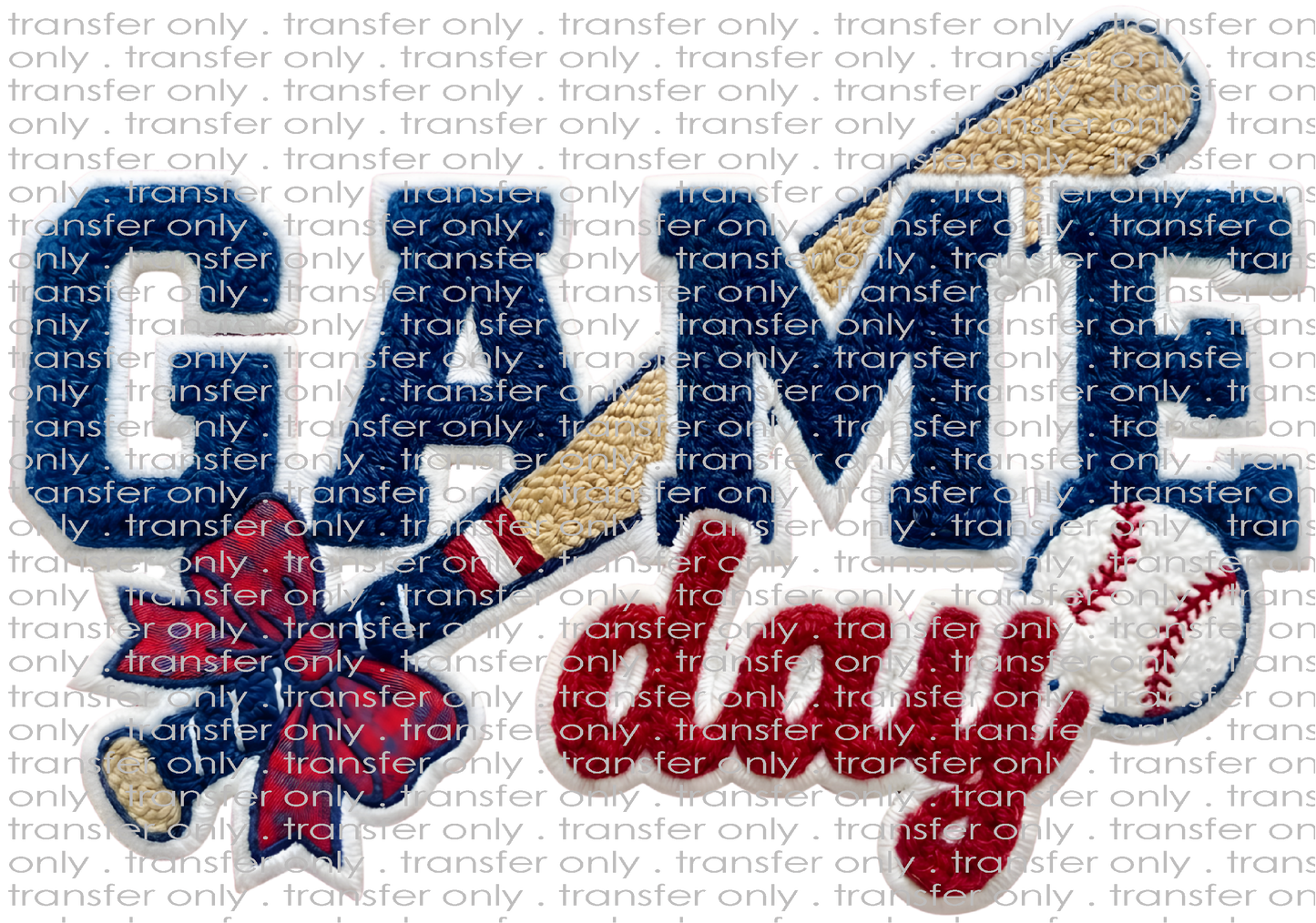 SPT 671 Game Day Baseball Faux Crochet