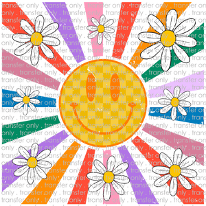 SUM 114 Smiley Sun with Daisies