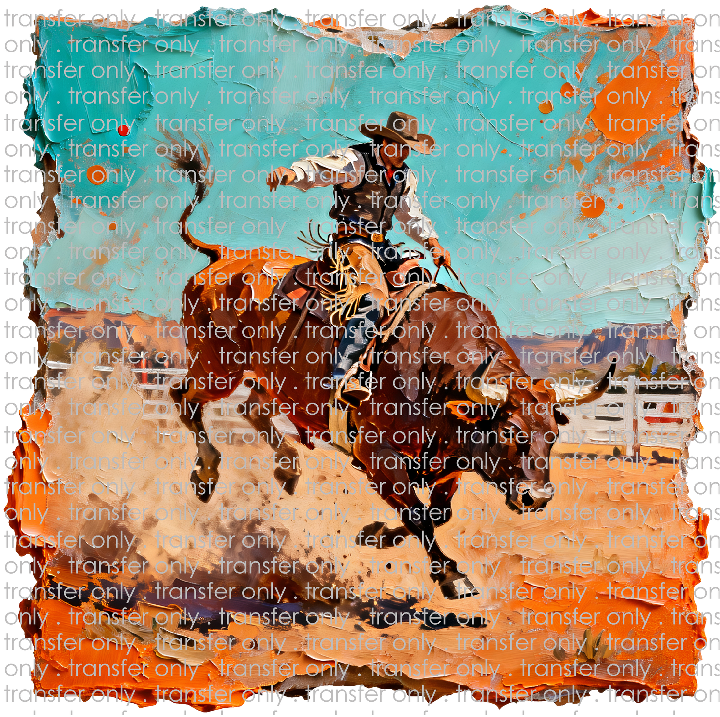 SW 182 Painted Bull Rider